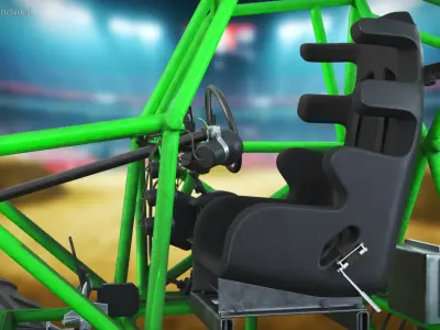  Reinforced Racing Safety Seat 