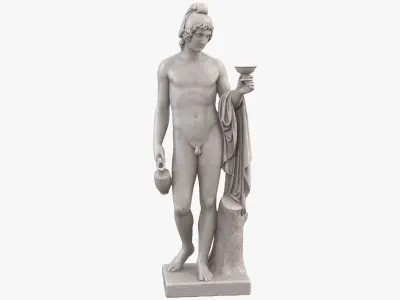 Ganymede Offering the Cup 3D model