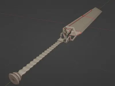 large blade 3D model