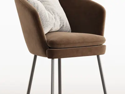 Upholstered Barrel 3D model