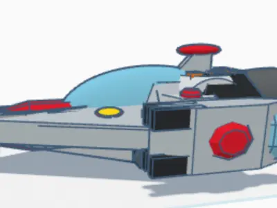 fight and fight BOMBER 3D model