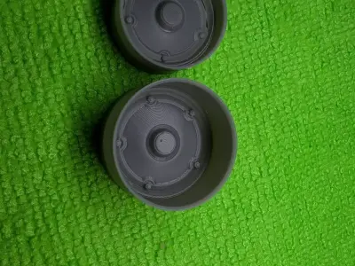 1-25th Del Mar style rims and with what if tires 3D print model