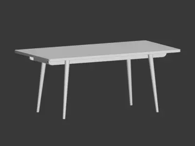 Dining Set table 3D model