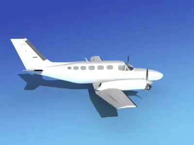 Cessna 441 Conquest II Unmarked 3D model