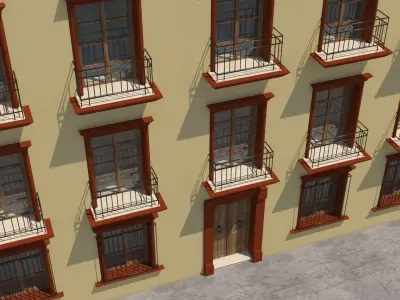Mexican House  3D model get