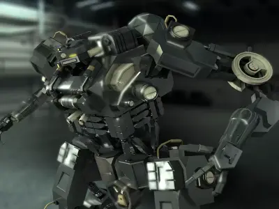 robot warmachine 3D model