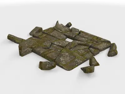 stone base 02  3D model