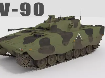 Combat Vehicle 90  3D model
