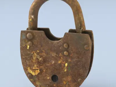 Lock Middle SM 3D model