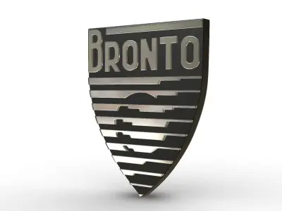 bronto logo 3D model