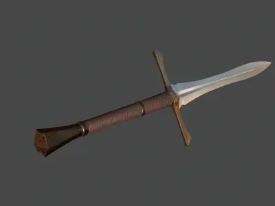 Dark Sword Low-poly 3D model buy
