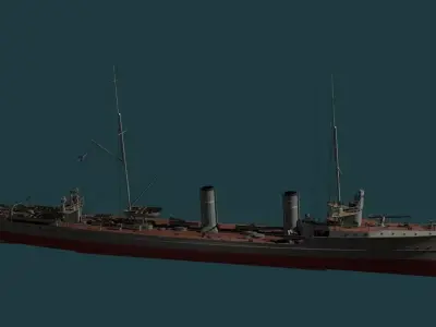 destroyer Siberian Shooter 3D model