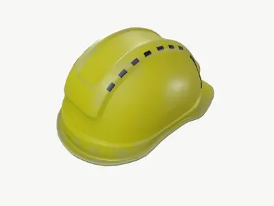 Construction Safety Helmet Low-poly 3D model purchase