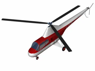 Westland Widgeon 3D model