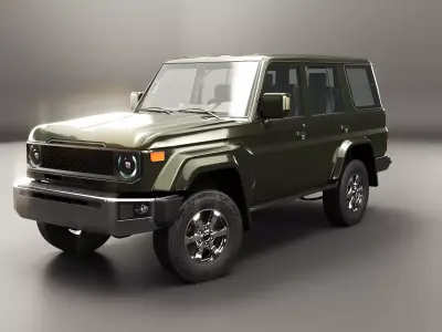 Generic 4WD Classic SUV 3D model
