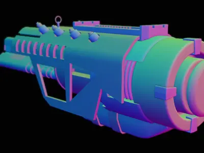 gun model 3D model get