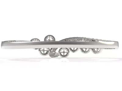 Art Deco Bracelet 03 3D print model