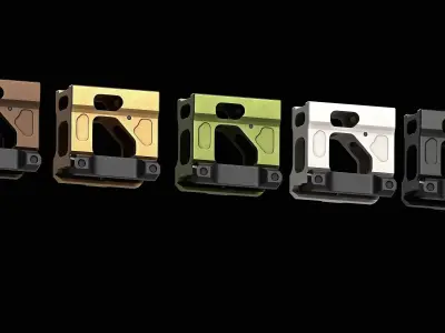 Unity Tactical FAST Micro Mount Low-poly 3D model