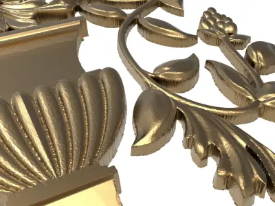  decorative pattern ready for 3D printing 3D model