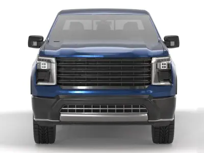 Generic Pickup Truck 01 3D model