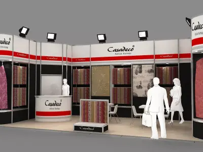 Exhibition Stand - ST0033 3D model