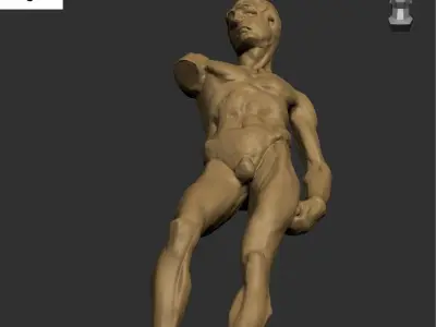 Free Man Sculpture Free 3D print model