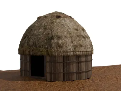 Rumah Honai - Papua Free 3D model