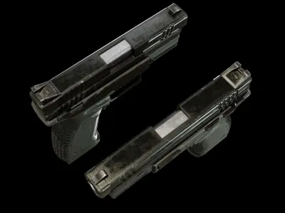 TISAS - Zigana PX-9 Low-poly 3D model