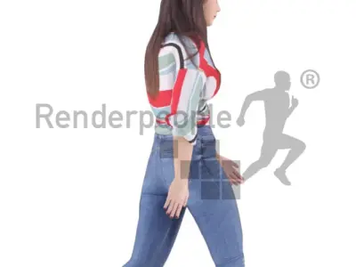 Bianca Animated 004 Walking