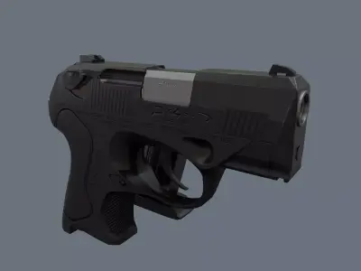 Beretta PX4 - Model and Textures low-poly 3D model Low-poly 3D model