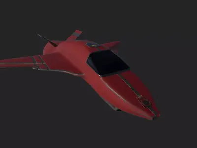 Hornet Space Fighter Free 3D model