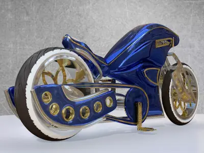 Concept bike 3D model buy