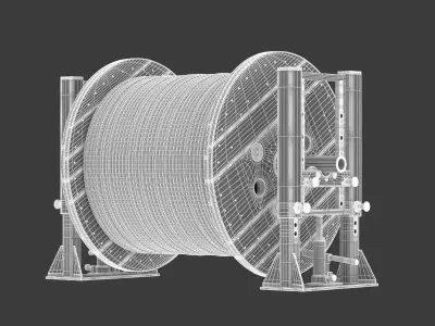 Cable Drum 3D model purchase