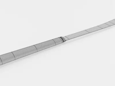 Antique Butter Knife 3D model