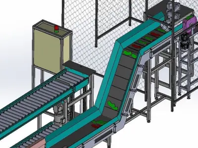 Conveyor Automation 3D model