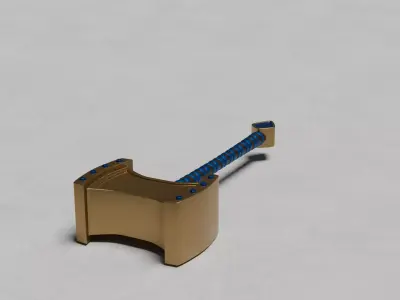 Guardian Hammer Low-poly 3D model
