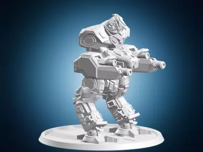 Heavy Walking Miniature 3D print model