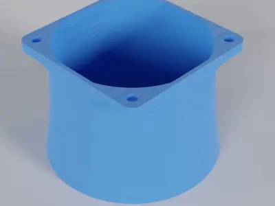 Fan Duct 60mm 3D print model