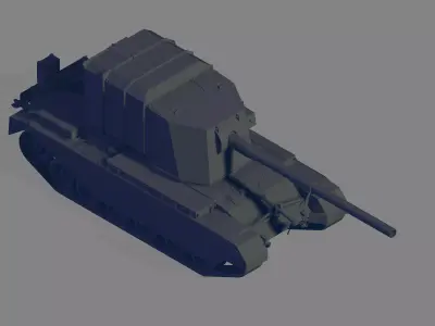 FV4005 Stage II 3D model
