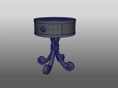 Table Lamp Antique 3D model