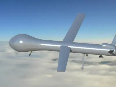 UAV AIRPLANE 3D model