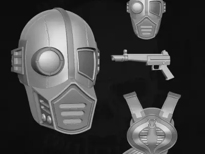 Vapor Kit GI Joe Fan Art STL for action figures 3D print model purchase
