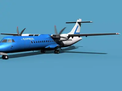 ATR  ATR-72-600 Air Express 3D model