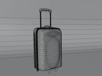 Travel Luggage Bag 3D Modeling and Texturing 3D model