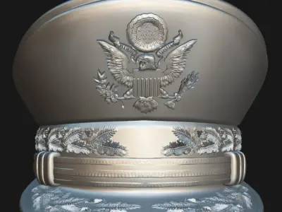 Military General s Hat 3D print model
