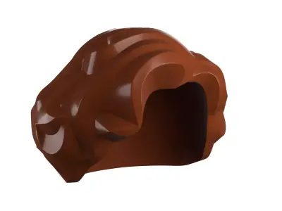 Custom3Dprint Minifigure Accessory - Minifigure Hair S2 - 025 3D print model