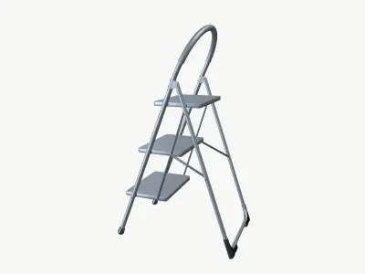 Small ladder Low-poly 3D model
