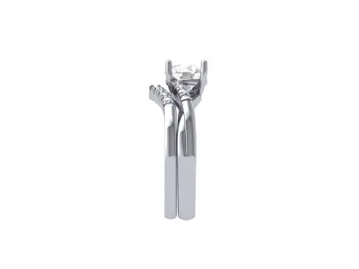 Wedding Ring  3D print model 98