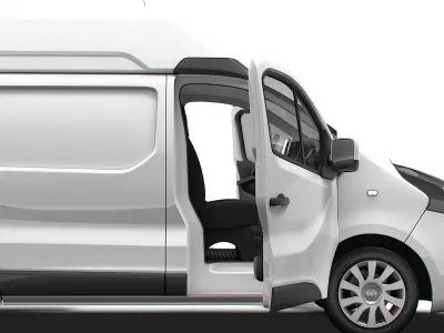 Vauxhall Vivaro Van L2H2 HQInterior 2019 3D model