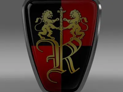 roewe logo 3D model by Sergey